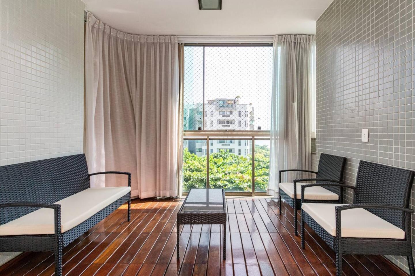 Rio De Janeiro Apartamento Frente Mar Na Barra Exterior foto